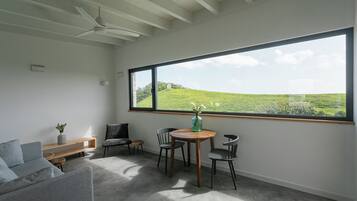 Panoramic Cottage, Garden Area | Premium bedding, pillow-top beds, in-room safe, individually decorated