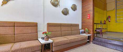 Sitteområde i lobbyen