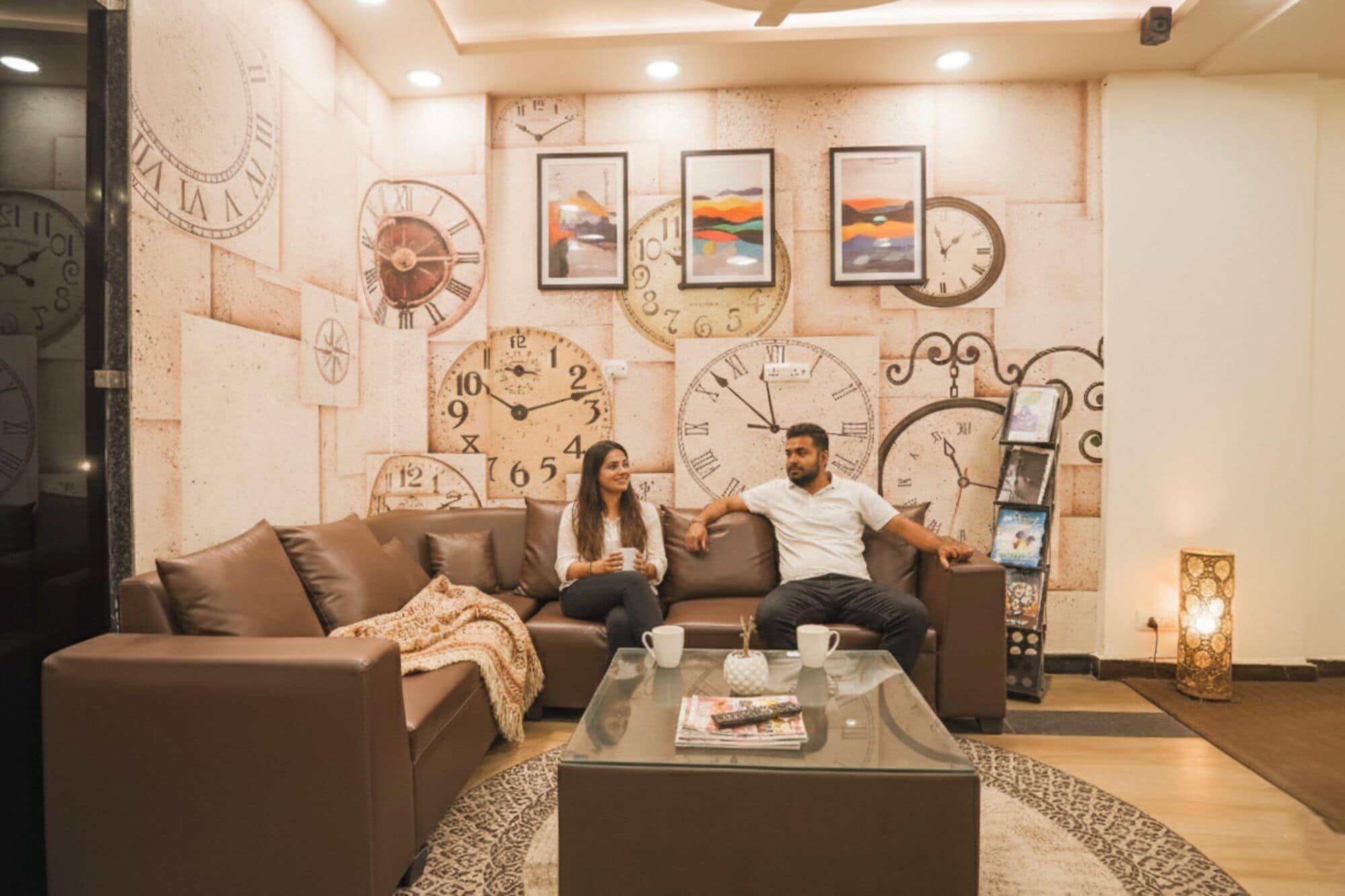 Sala de estar en el lobby