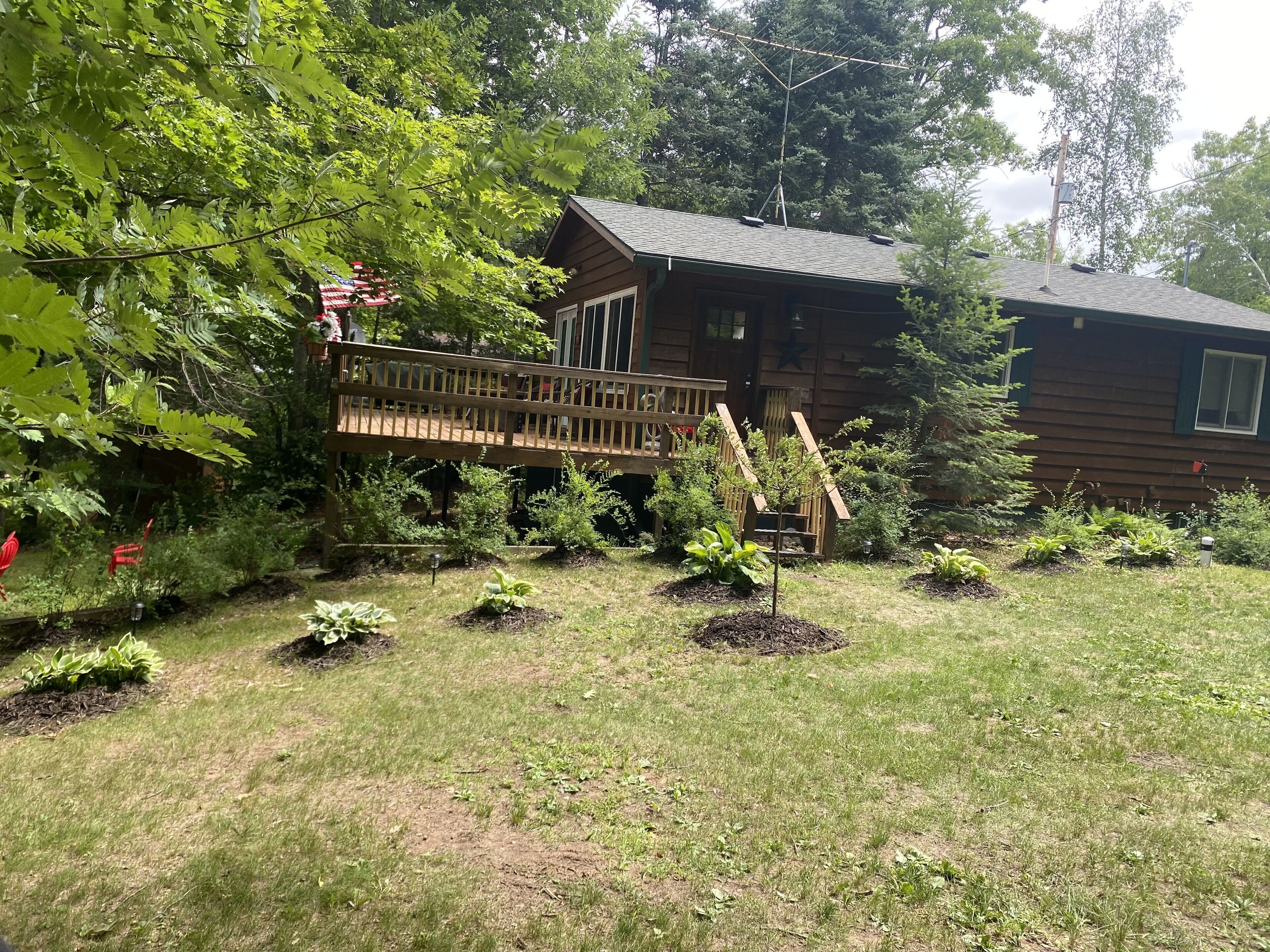 Charming cabin nestled along the picturesque shores of Whitefish Lake