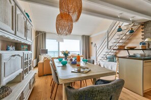 Dining - Facing the sea - Ideal location - Apartment for 5 (Noirmoutier-en-l´Ile)