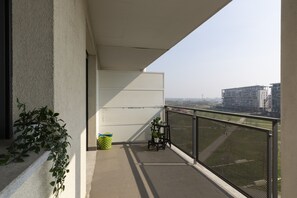 Panoramic-Apartment | Ausblick vom Zimmer
