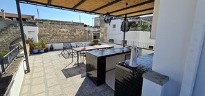 Outdoor dining - Salento historic center with panoramic terrace (Nardò)