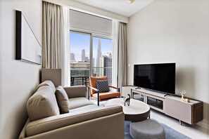 50-inch Smart TV with digital channels - Silkhaus Vera Residences, Business Bay Dubai (Dubai)