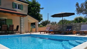 Pool - Charming Villa Stella with swimming pool (Juricani)