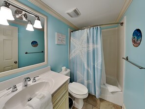Hair dryer, towels