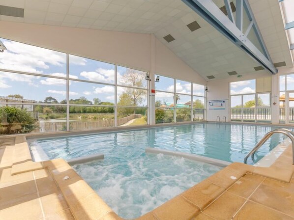 Indoor pool, a heated pool