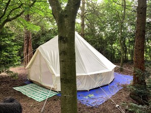Property grounds - Woodlands Basic Bell Tent (Grantham)