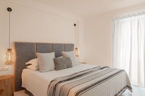 Huoneisto, näköala puutarhaan | 1 makuuhuone, ylelliset vuodevaatteet, työpöytä