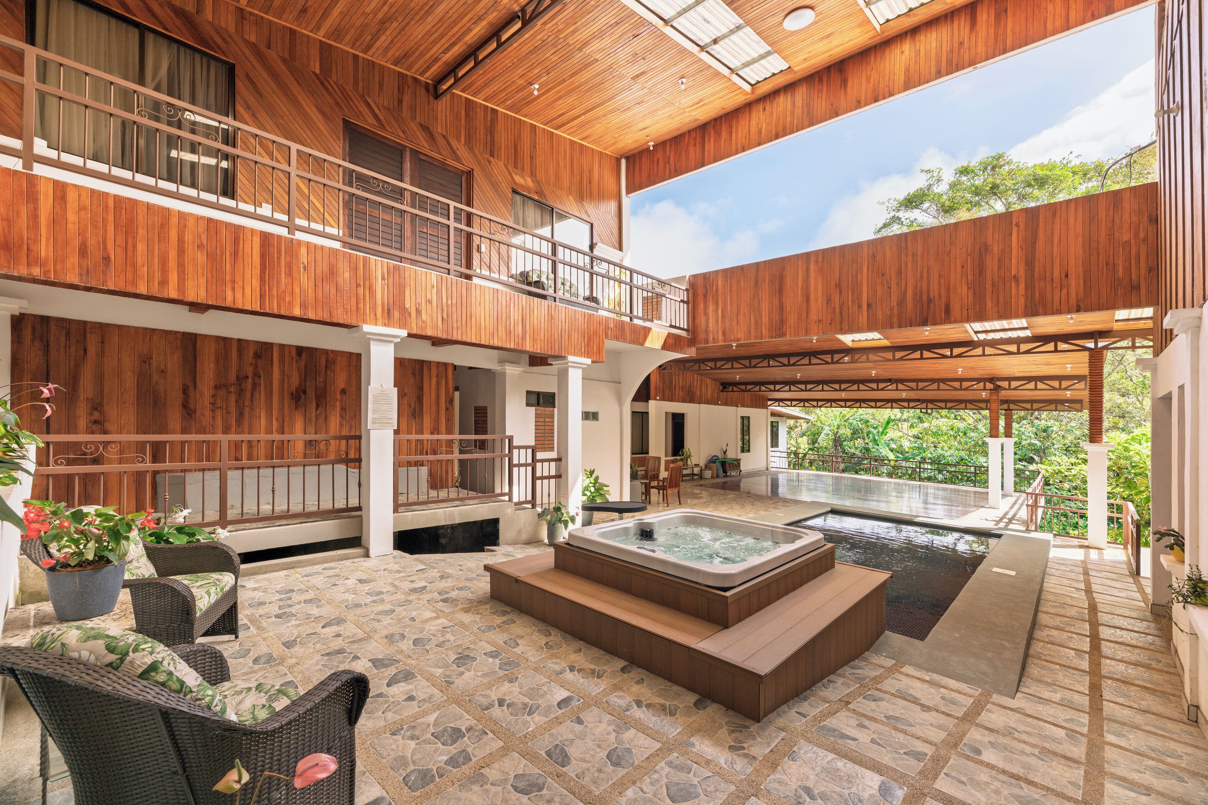 Bain à remous intérieur