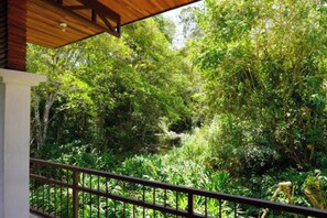 Uitzicht vanuit accommodatie