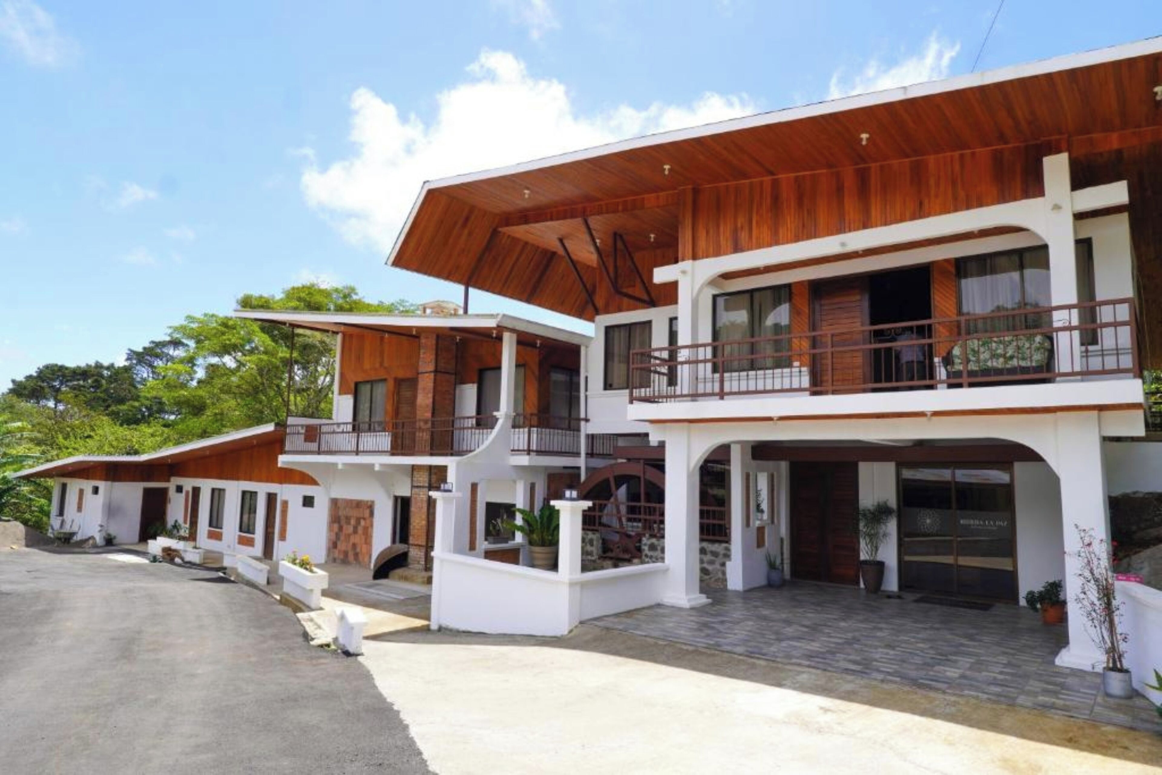 Overnatningsstedets facade