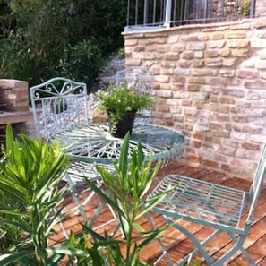 Terrace/patio - Elegantes, Historisches Haus mit Terrassen & Garten (Moregnano)