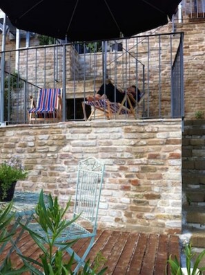 Terrace/patio - Elegantes, Historisches Haus mit Terrassen & Garten (Moregnano)