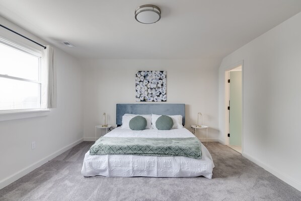 5 makuuhuonetta, silitysrauta/-lauta, Wi-Fi, vuodevaatteet