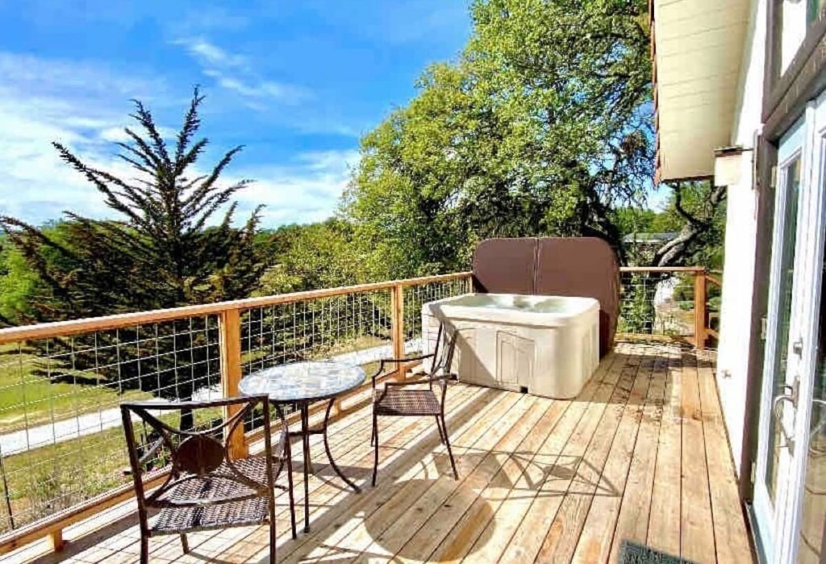 Photo 3 of NEW! Soak in a Private Hot Tub while you Enjoy the Mountain Views