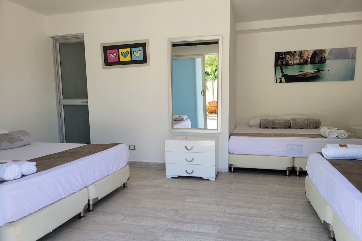 Family Room, Multiple Beds | 1 bedroom, premium bedding, free WiFi, bed sheets