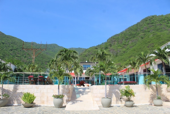 Façade de l’hébergement