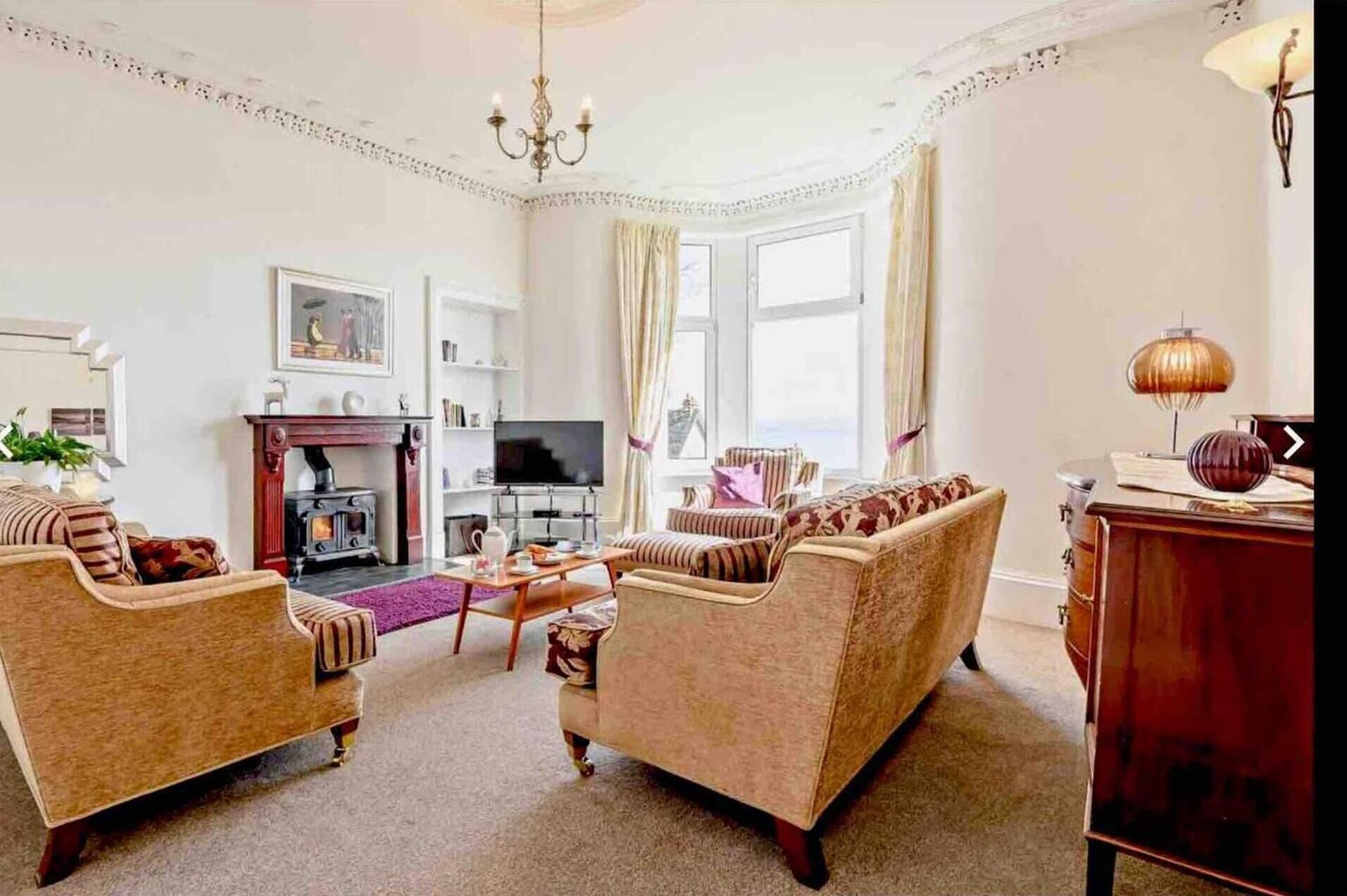 Departamento | Área de sala de estar | Chimenea 