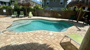 Una piscina riscaldata