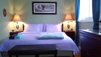 2 chambres, fer et planche Ă repasser, Wi-Fi, draps fournis