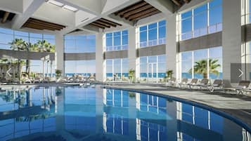 Indoor pool, outdoor pool