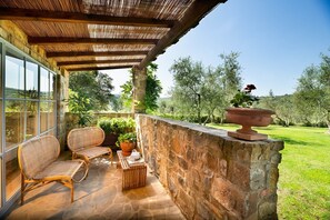 Terrace/patio - Casa Gherardi - Nine Bedroom Villa, Sleeps 18 (Greve in Chianti)