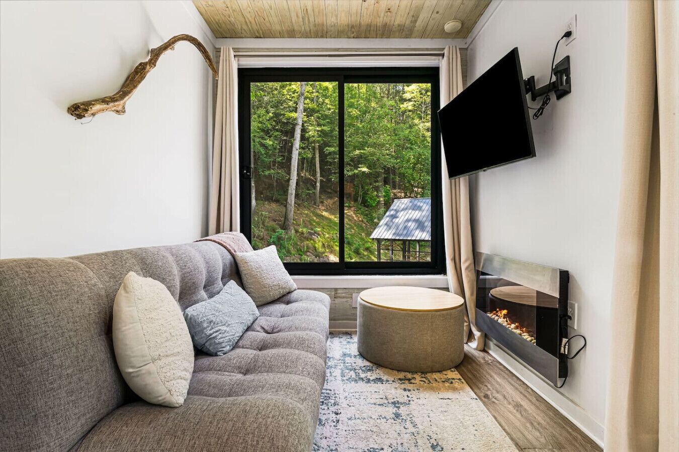 TV, fireplace, stereo