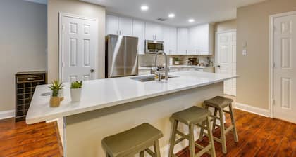 Modern Woodlands Townhome w/ Spacious Yard & Patio