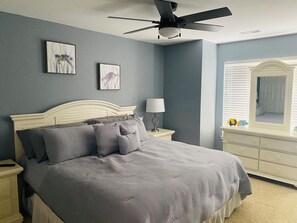 3 bedrooms, in-room safe, iron/ironing board, free WiFi