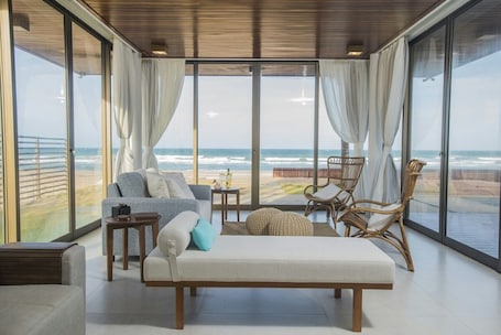 Luxury Villa, 3 Bedrooms, Private Pool, Sea View | Living area