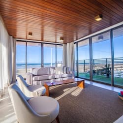 Luxury Villa, 3 Bedrooms, Private Pool, Beach View | Living area