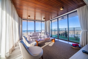 Luxury Villa, 3 Bedrooms, Private Pool, Beach View | Living area