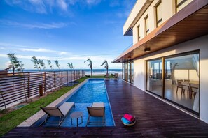 Luxury Villa, 3 Bedrooms, Private Pool, Beach View | Terrace/patio - ILLA BLUE VILLAGE (Trairi)