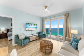 Smart TV, DVD player, books