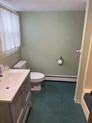 Towels, soap, toilet paper