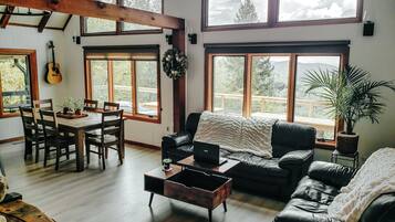 Smart TV, fireplace, video games, computer monitors