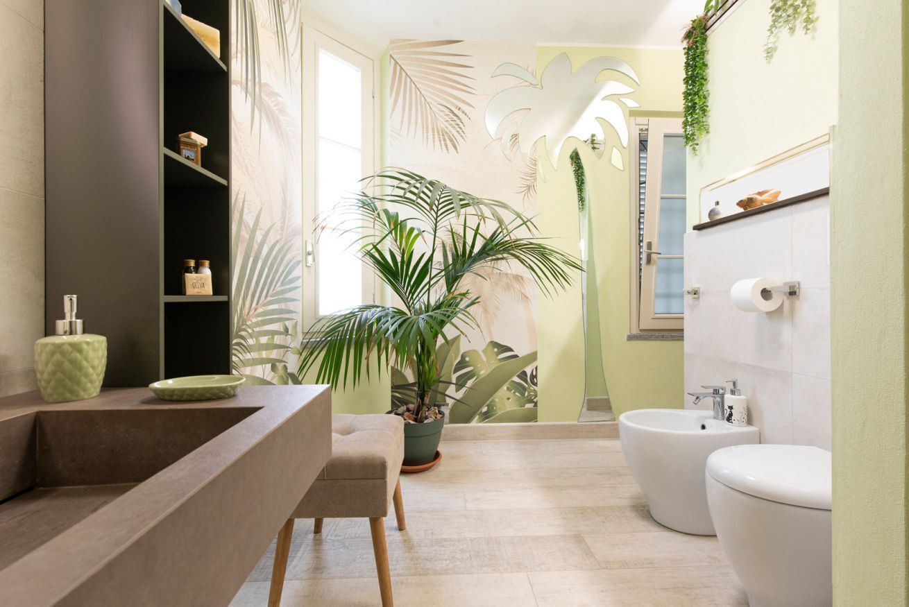 Dusche, Haartrockner, Bidet, Handtücher