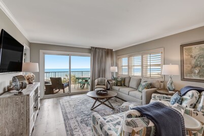 Oceanfront End Unit | Completed Renovated | Luxury 3rd Floor Amelia South Condo