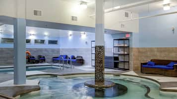 Indoor pool, a heated pool