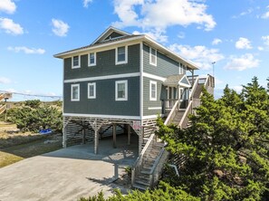 Exterior - Oceanfront, Private Pool, Hot Tub, Beachfront, Beach Access, Amazing Sunrises (Salvo)