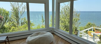 Beach front house with amazing sea views and its own private beach