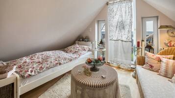 1 chambre, fer et planche Ă repasser, Wi-Fi gratuit, draps fournis