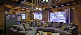 Beautiful cabin in the woods