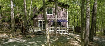 Beautiful cabin in the woods