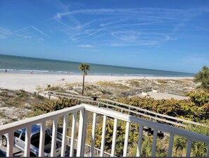 Property grounds - Ocean front , on the beach walking distance to restaurants and shopping center (Madeira Beach)