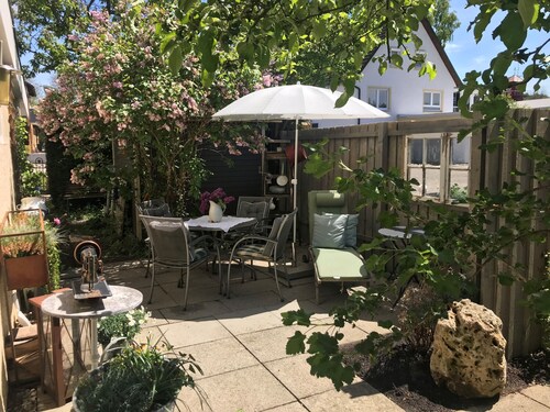 Ferienhaus 'Ferienhaus Schillerstraße' mit privater Terrasse, Gemeinschaftsgarten und WLAN
