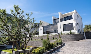 Overnatningsstedets facade