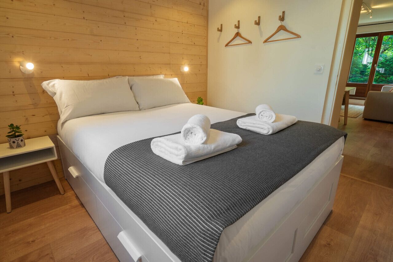 1 間睡房、可攜式嬰兒床、免費 Wi-Fi、床單