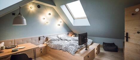 1 chambre, bureau, accĂšs au Wi-Fi (inclus), literie fournie